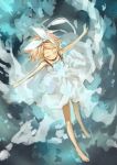  blonde_hair closed_eyes highres kagamine_rin kagamine_rin_(roshin_yuukai) meltdown_(vocaloid) oxiji ribbon roshin_yuukai_(vocaloid) vocaloid 