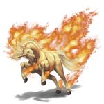  2016 brown_eyes fiery_tail fire flaming_hair looking_at_viewer no_humans pokemon pokemon_(creature) pokemon_(game) pokemon_rgby rapidash shadeofshinon signature solo transparent_background unicorn 