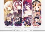  4girls :d abigail_williams_(fate/grand_order) armor armored_boots armored_dress artoria_pendragon_(all) bangs bare_shoulders black_bow black_dress black_footwear black_gloves black_hat black_kimono black_legwear blonde_hair bloomers blue_eyes blush boots bow braid breasts brown_eyes butterfly calligraphy_brush character_name cleavage closed_mouth commentary_request dress elbow_gloves eyebrows_visible_through_hair fate/apocrypha fate/grand_order fate/stay_night fate_(series) flower gloves hair_between_eyes hair_bow hair_bun hair_ornament hat headpiece highres holding holding_paintbrush holding_sword holding_weapon iroha_(shiki) japanese_clothes jeanne_d&#039;arc_(alter)_(fate) jeanne_d&#039;arc_(fate)_(all) juliet_sleeves katsushika_hokusai_(fate/grand_order) key kimono large_breasts long_sleeves looking_at_viewer mary_janes multiple_girls object_hug octopus off_shoulder open_mouth orange_bow oversized_object paintbrush parted_bangs parted_lips polka_dot polka_dot_bow puffy_sleeves purple_flower purple_rose rose saber_alter shoes sidelocks silver_hair sleeves_past_fingers sleeves_past_wrists smile stuffed_animal stuffed_toy sword teddy_bear thigh-highs underwear weapon white white_bloomers yellow_eyes 