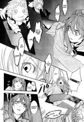  doll english gainax kick kicking long_hair manga ming_ming_(mangaka) monochrome nemuri_min neon_genesis_evangelion neon_genesis_evangelion_gakuen_datenroku panties panties_under_pantyhose pantyhose school_uniform souryuu_asuka_langley sweat underwear upskirt 