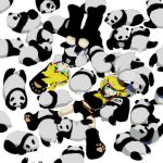  kagamine_len kagamine_rin panda siblings twins vocaloid 
