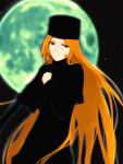  dress fur_hat galaxy_express_999 ginga_tetsudou_999 hat highres long_hair maetel moon nimirom space very_long_hair 