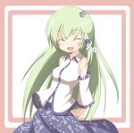 green_hair kochiya_sanae machily skirt touhou