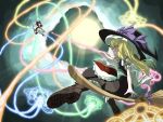  hakurei_reimu hat kirisame_marisa magic moon touhou tri witch_hat 