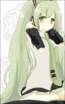  bad_id green_eyes green_hair hatsune_miku mono_(recall) necktie vocaloid 