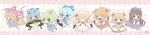  &gt;_&lt; 6+girls :d american_flag_dress american_flag_legwear antennae aqua_hair blonde_hair bloomers blue_bow blue_dress blue_hair blue_skirt blue_vest bow brown_hair butterfly_wings chibi cirno closed_eyes closed_mouth clownpiece commentary daiyousei dress drill_hair eternity_larva fairy fairy_wings fire full_body green_hair hair_bow hair_ribbon hat headdress highres hime_cut ice ice_wings jester_cap leaf leaf_on_head lily_white long_hair long_image looking_at_viewer luna_child multicolored multicolored_clothes multicolored_dress multiple_girls neck_ruff one_eye_closed one_side_up open_mouth orange_hair outstretched_arms ribbon shirt short_hair short_sleeves skirt skirt_set smile star star_sapphire sunny_milk torch touhou twintails underwear vest white_dress white_shirt wide_image wide_sleeves wings xd yellow_ribbon yoshishi 