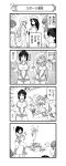  /\/\/\ 4koma 6+girls =_= \n/ absurdres alternate_costume bangs beamed_semiquavers blouse breasts bumping closed_eyes closed_mouth comic dixie_cup_hat emphasis_lines eyebrows_visible_through_hair flint_(girls_und_panzer) frown girls_und_panzer giving_up_the_ghost greyscale gym_shirt hairband halo hand_on_hip hat headband highres hitting holding holding_microphone isobe_noriko kawanishi_shinobu kondou_taeko large_breasts long_hair long_skirt long_sleeves looking_at_another looking_back lying medium_breasts microphone military_hat monochrome motion_lines multiple_girls murakami_(girls_und_panzer) musical_note nanashiro_gorou neckerchief on_back ooarai_naval_school_uniform open_mouth pleated_skirt quaver sailor sasaki_akebi school_uniform shirt shoes short_hair short_shorts shorts single_vertical_stripe skirt sleeveless sleeveless_shirt smile sneakers socks sportswear standing sweatdrop t-shirt volleyball volleyball_uniform w_arms wristband 