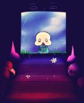  care contrast highres muted_color paul_(petscop) petscop quartette-love quitter rain stairs toneth when_you_see_it 