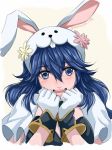  1girl animal_ears artist_request blue_eyes blue_hair bunny_girl bunny_tail bunnysuit cute fake_animal_ears fire_emblem fire_emblem:_kakusei fire_emblem_heroes intelligent_systems long_hair lucina nintendo rabbit_ears smile solo super_smash_bros. tail 