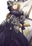  blonde_hair blue_eyes jeanne_of_arc long_hair warrior 