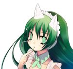  green_hair lowres maid momoyama_nozomu original 