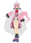  adult blue_eyes bow caro_ru_lushe fingerless_gloves flat_color gloves hagane_soushi hat kagura_soushi kerykeion long_hair mahou_shoujo_lyrical_nanoha mahou_shoujo_lyrical_nanoha_strikers pink_hair 