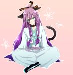  1boy animal_ears bad_id kamui_gakupo male purple_hair solo tail unabara_misumi vocaloid 