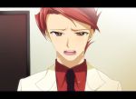 jacket necktie red_hair redhead short_hair tears umineko_no_naku_koro_ni ushiromiya_battler 