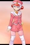  brown_hair helmet highres pantyhose pink_legwear t-ai tarayama tears thigh-highs thighhighs transformers uniform yuki_taru 