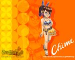 alternate_costume bikini blush chime final_fantasy final_fantasy_crystal_chronicles front-tie_top glasses my_life_as_a_king official_art ponytail sandals solo swimsuit tattoo wallpaper 