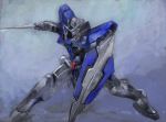  eggtofu exia gundam gundam_00 mecha shield sword weapon 