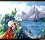  fantasy landscape light_kiseki lord_knight ragnarok_online scenery white_hair 