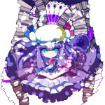  book hat light patchouli_knowledge purple_hair ribbon touhou uki_(room_405) 