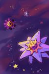  absurdres bummerdude commentary creature gen_1_pokemon highres no_humans pokemon pokemon_(creature) sky star star_(sky) starmie starry_sky 