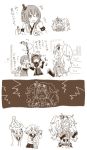  /\/\/\ 4koma 6+girls aiguillette aircraft arms_up bare_shoulders belt bodysuit breast_pocket buttons collared_shirt comic corset crying detached_sleeves drawer dress fang flying_sweatdrops gambier_bay_(kantai_collection) gloves hair_flaps hair_ornament hairband hairclip hakama hat hatsuzuki_(kantai_collection) headgear ikazuchi_(kantai_collection) indoors japanese_clothes jyako_(bara-myu) kantai_collection kasuga_maru_(kantai_collection) kimono long_hair long_sleeves medium_hair monochrome multiple_girls neckerchief nontraditional_miko open_mouth party_hat pleated_skirt pocket ribbon sailor_collar sailor_dress school_uniform serafuku shirt short_hair short_sleeves shouji skirt sliding_doors smile sweatdrop tears translation_request twintails wavy_hair wavy_mouth yamashiro_(kantai_collection) yukikaze_(kantai_collection) 