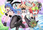  3girls bunny_girl bunnysuit egg konchiki multiple_girls muzzle_(trigger) spring_(trigger) trigger-chan trigger_(company) 