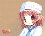  blush chef_hat hat hidamari_sketch hiro smile wallpaper 