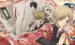  hiiragi_(natsume) mask natori_shuichi natsume_takashi natsume_yuujinchou nyanko rwk school_uniform tanuma_kaname 