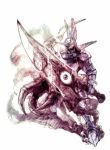  concept_art evil eyeball helmet horns male namco nightmare nightmare_(soul_calibur) nightmare_(soulcalibur) red_eyes sketch soul_calibur soulcalibur sword weapon 