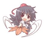  chibi fan hat lowres nekoguruma shameimaru_aya tokin_hat touhou wings 