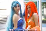  blue_hair cosplay deep_blue_pearl_voice long_hair mermaid_melody_pichi_pichi_pitch noelle orange_hair photo 