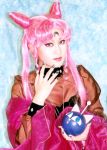  asian bishoujo_senshi_sailor_moon black_lady buns chibi_usa cosplay long_fingernails long_hair photo pink_hair wicked_lady 