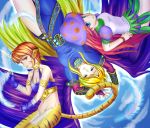  animal_ears blonde_hair blue_eyes breath_of_fire breath_of_fire_ii capcom cat_ears cat_tail dress feathers green_eyes hat long_hair magenta_hair mushroom_girl nina_(breath_of_fire_ii) nina_ii orange_hair pink_hair red_eyes red_hair redhead rinpoo_chuan short_hair side_slit spar tail tsukeyakiba very_long_hair wings 