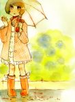  child hozumi hozumi_(5+2head) original traditional_media umbrella 
