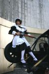  dragunov_svd girls_with_guns gun maid pantyhose photo rifle weapon 