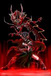  armored_dress bad_id braid dragon dragreder eastern_dragon ex-meiling green_eyes helmet hong_meiling kamen_rider kamen_rider_ryuki kamen_rider_ryuki_(series) long_hair parody red_hair redhead sorasu touhou twin_braids 