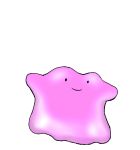  animated animated_gif creature ditto eevee full_body gen_1_pokemon jumping looking_at_viewer motion_lines no_humans pokemon pokemon_(creature) redjiggs smile solo standing transformation transformed_ditto transparent_background 