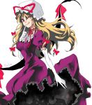  elbow_gloves gap gloves hat nerd nod touhou wink yakumo_yukari 