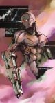  cyborg gray_fox gun highres metal_gear_solid ninja shinkawa_youji weapon 