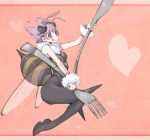 :p :q antenna antennae bad_id bee_girl capcom fork gray__pantyhose insect_girl knife monster_girl oversized_object pantyhose purple_hair q-bee short_hair tongue vampire_(game) wings wristband wristbands 