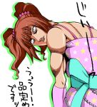  brown_hair cute_&amp;_girly_(idolmaster) dress elbow_gloves gloves hajime_no_ippo idolmaster manly muscle parody sawamura_ryuuhei solo takatsuki_yayoi twintails 