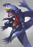  claws dragon garchomp gen_4_pokemon no_humans pokemon pokemon_(creature) sharp_teeth solo teeth 