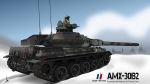  1boy amx_30b clouds erika_kurosaka ground_vehicle highres military military_vehicle motor_vehicle original sky snow tank 