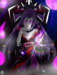  1girl artist_request hyakkihime purple_hair solo tagme youkai_watch 