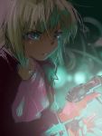  blonde_hair green_eyes gun kuruwa_(artist) parasite_eve teoshiguruma weapon 