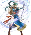  1girl fire_emblem fire_emblem:_rekka_no_ken fire_emblem_heroes full_body highres long_hair lyndis_(fire_emblem) official_art solo wada_sachiko 