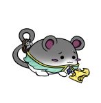  :3 animal_ears cheese food jewelry littlehizi mouse mouse_ears mouse_tail nazrin pendant sukusuku_hakutaku tail touhou white_background 