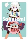  chibi izayoi_sakuya knife mofuko pantyhose remilia_scarlet touhou 