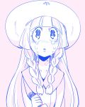  1girl amagaeru_(amapippi052525) braid collared_dress dress hat highres lillie_(pokemon) long_hair pokemon pokemon_(game) pokemon_sm sleeveless sleeveless_dress solo sun_hat sundress tears twin_braids white_dress white_hat 