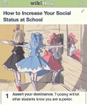  3girls artist_name black_skirt blonde_hair blue_bow blue_hair blue_skirt bow brown_hair cirno detached_sleeves dress english floating hair_bow hair_ribbon hair_tubes hakurei_reimu hands_on_own_face highres ice ice_wings long_sleeves meme mirror multiple_girls outstretched_arms red_bow red_ribbon red_skirt ria_(917_ria) ribbon rumia short_hair skirt skirt_set spread_arms t-pose touhou vest wide_sleeves wikihow wings 
